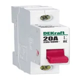 Schneider Electric 17021DEK Выключатель-разъединитель ВН-102, 1P, 25 А