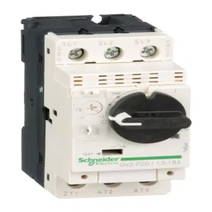 Силовой автомат для защиты двигателя Schneider Electric TeSys GV2 18А 3P, термомагнитный расцепитель (ШНАЙДЕР) Силовой автомат для защиты двигателя Schneider Electric TeSys GV2 18А 3P, термомагнитный расцепитель (ШНАЙДЕР)