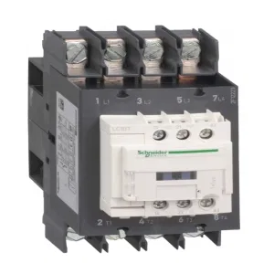 Контактор Schneider Electric TeSys LC1D EVERLINK 4P 80А 440/400В AC 30кВт (ШНАЙДЕР) Контактор Schneider Electric TeSys LC1D EVERLINK 4P 80А 440/400В AC 30кВт (ШНАЙДЕР)