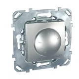 Schneider Electric MGU5.510.30ZD, светорегулятор поворотно-нажимной, Unica Top, 1-10 В, алюминий