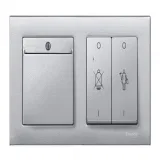 Schneider Electric Merten System M MTN315460 накладка на карточный выключатель, алюминий