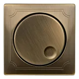Schneider Electric Merten Antique MTN5250-4143 накладка на светорегулятор, античная латунь