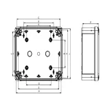 Корпус Schneider Electric THALASSA, 194x241x107мм, IP66, пластик