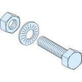 LVS04788 SE 20 БОЛТОВ M8 Х 50 ММ